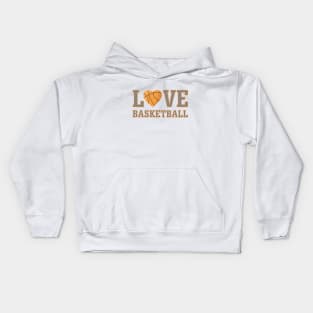 Love basketball Kids Hoodie